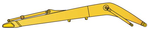 HYUNDAI R210LC-7A - Dimensions et rayon d'action - 7