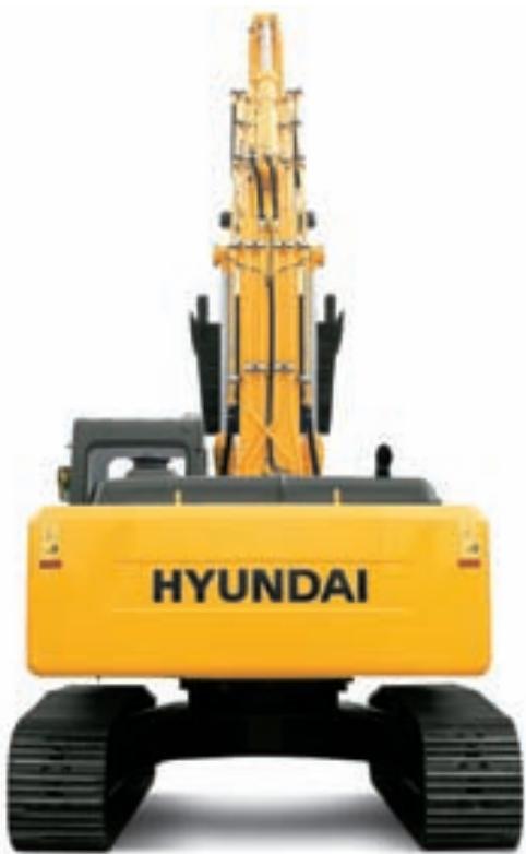 HYUNDAI R250LC-7A - Capacités de levage R250LC-7A Chassis Haut - 3