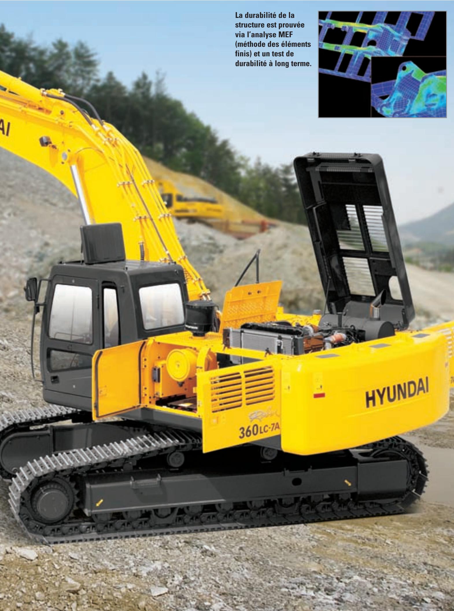 HYUNDAI R360LC-7A - Grand coffre à outils constituant un espace de rangement supplémentaire - 1