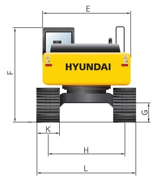 HYUNDAI R360LC-7A - Dimensions - 2