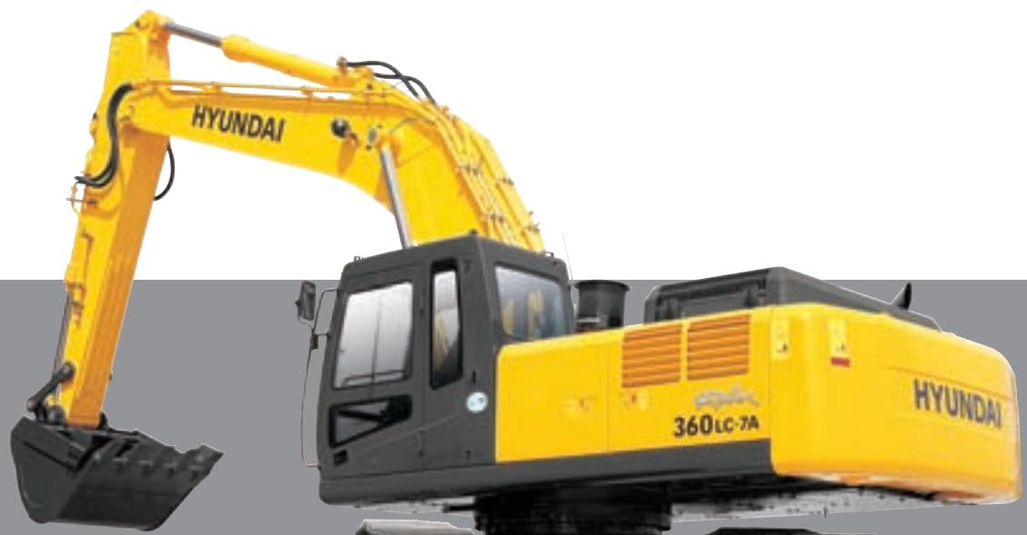 HYUNDAI R360LC-7A - Pédales de translation souples et repose-pieds - 2