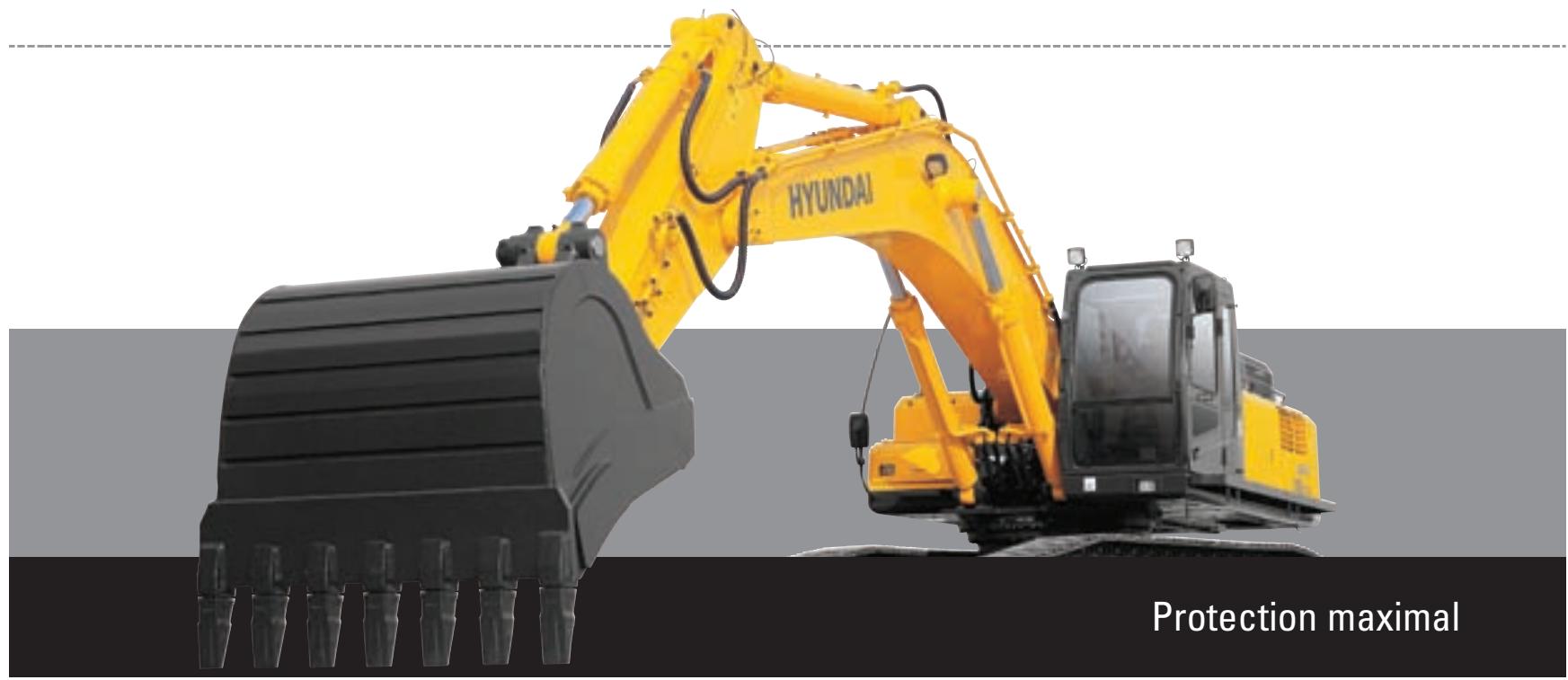 HYUNDAI R500LC-7A - Pédales de translation souples et repose-pieds - 2