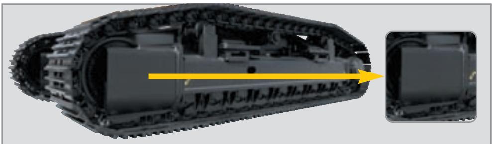 HYUNDAI R500LC-7A - Chassis inférieur stable et solide - 1
