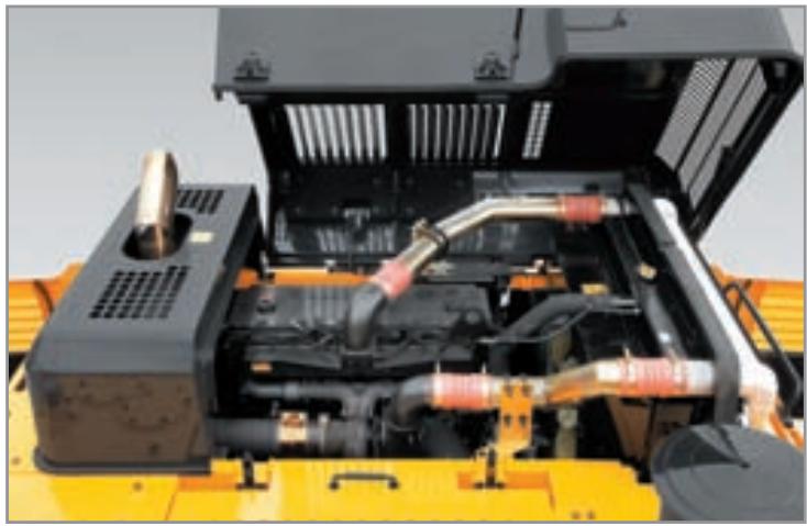 HYUNDAI R500LC-7A - Capot létral à ouverture gauche et droite - 1