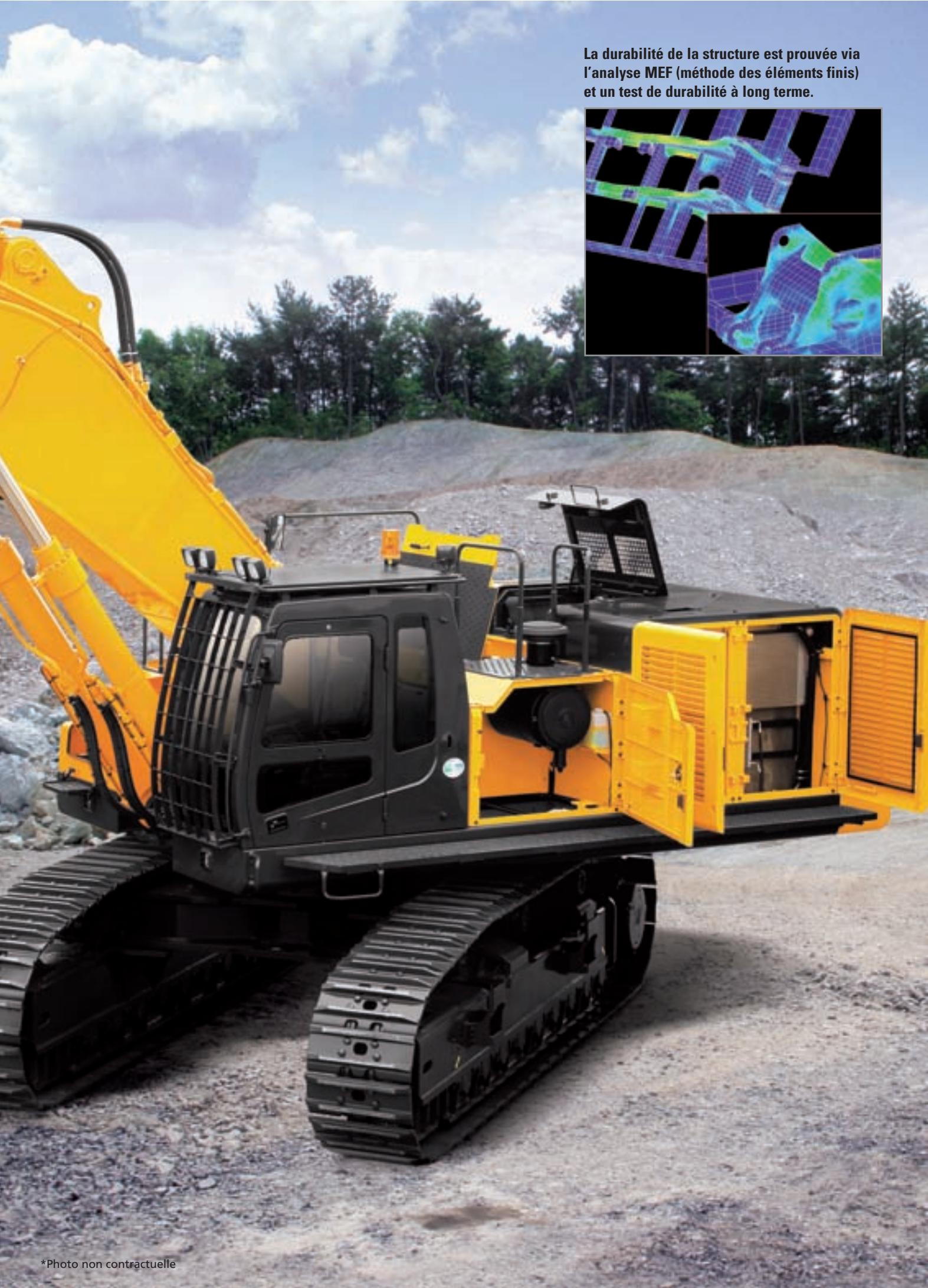 HYUNDAI R800LC-7A - Grand coffre à outils constituent un espace de rangement supplémentaire - 1