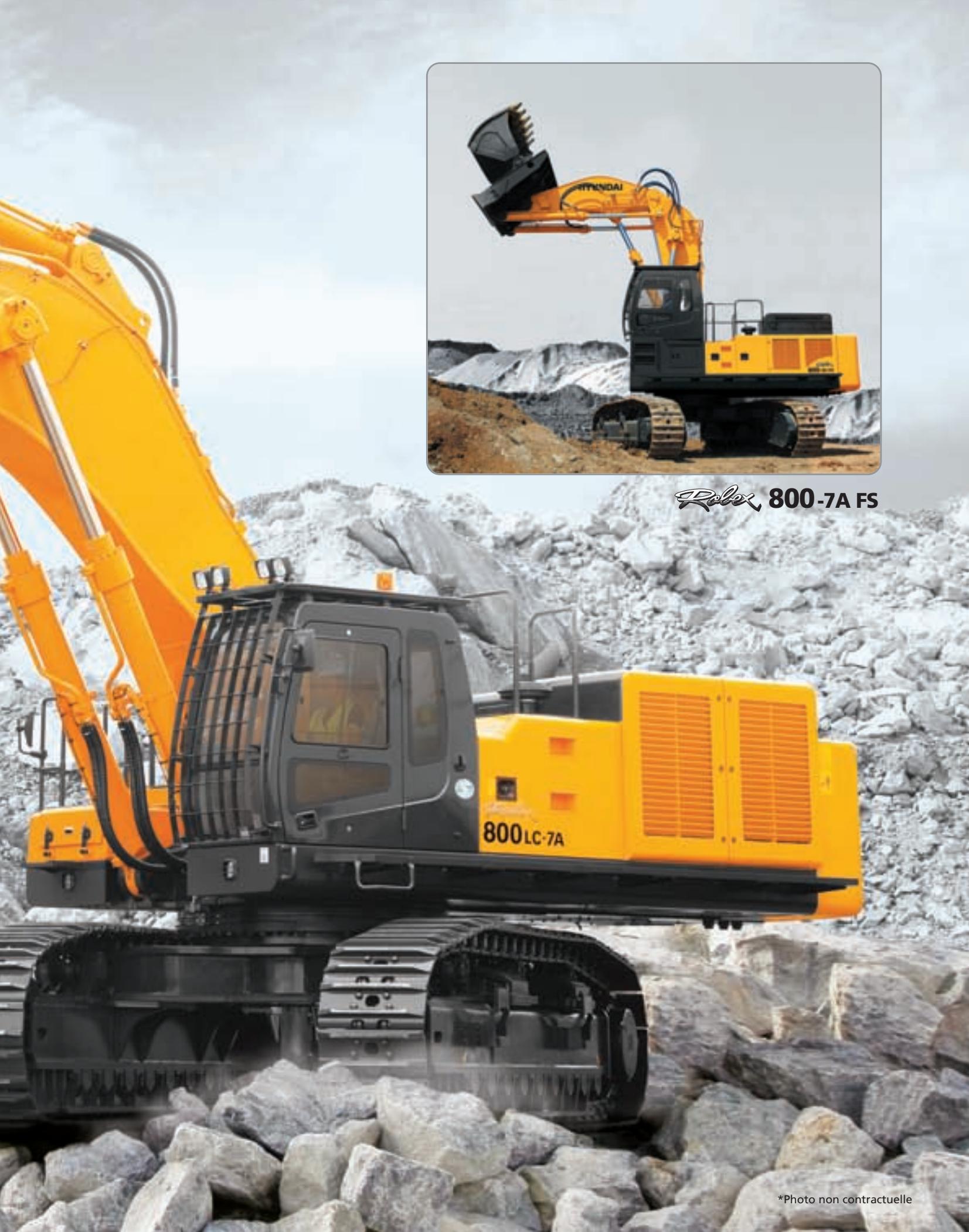 HYUNDAI R800LC-7A - Conçu pour une puissance, des performances et une fiabilité maximales. - 1