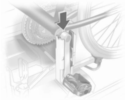 OPEL ASTRA IV - Fixation d'un vélo sur le système de transport arrière - 3