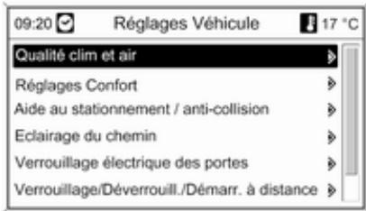 OPEL ASTRA IV - Réglages navigation - 1