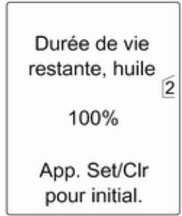 OPEL ASTRA IV - Menu d'informations du véhicule - 1