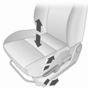 OPEL AGILA 2012 - Hauteur de siège - 1