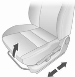 OPEL AGILA 2012 - Position du siège - 1