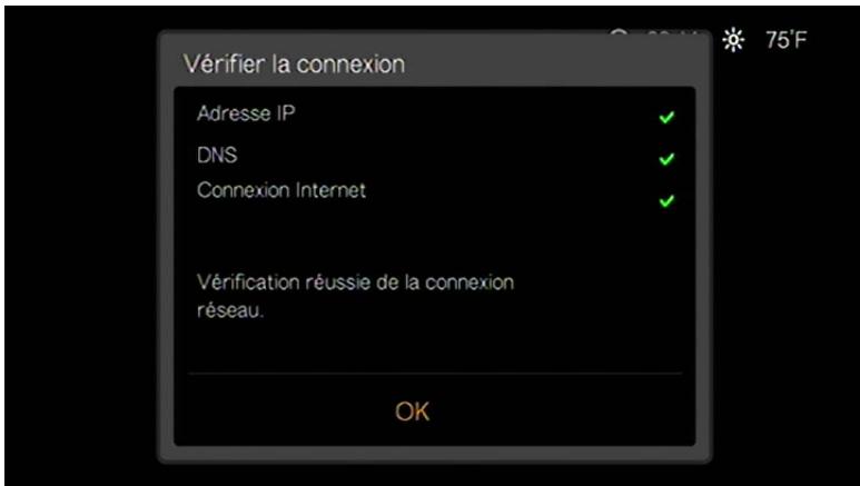WESTERN DIGITAL TV LIVE HUB - Vérification de la connexion réseau - 2
