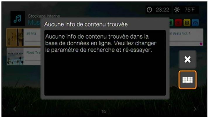 WESTERN DIGITAL TV LIVE HUB - Obtenir des infos de contenu - 1