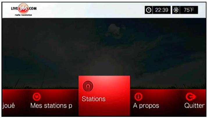 WESTERN DIGITAL TV LIVE HUB - Écoute d'une station LIVE365 - 1