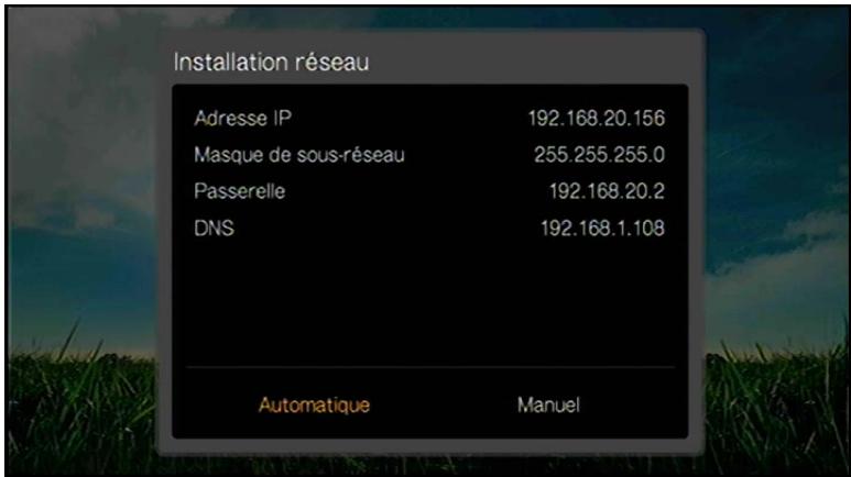 WESTERN DIGITAL TV LIVE HUB - Configuration de la connexion ethernet (filaire) - 4