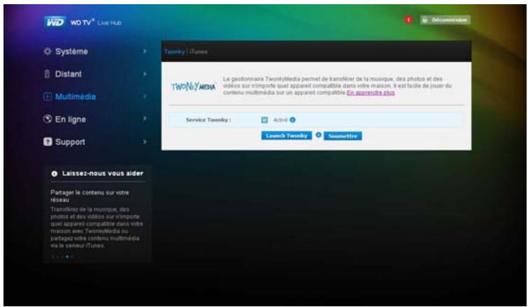 WESTERN DIGITAL TV LIVE HUB - Support multimédia - 1