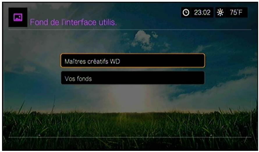 WESTERN DIGITAL TV LIVE HUB - Fonds de l'interface utilisateur - 1