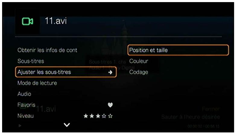 WESTERN DIGITAL TV LIVE HUB - Ajuster les sous-titres - 1