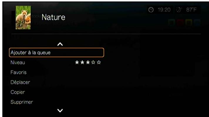 WESTERN DIGITAL TV LIVE HUB - Options de menu vidéo - 1