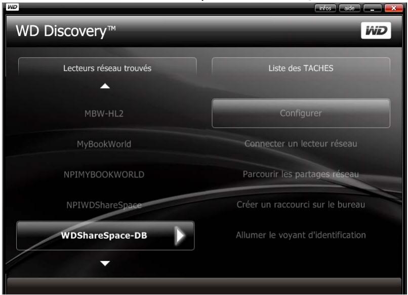 WESTERN DIGITAL WD SHARESPACE - Utilisation de WD discovery (windows uniquement) - 6