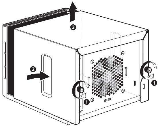 WESTERN DIGITAL WD SHARESPACE - Pour remplacer un disque interne : - 1