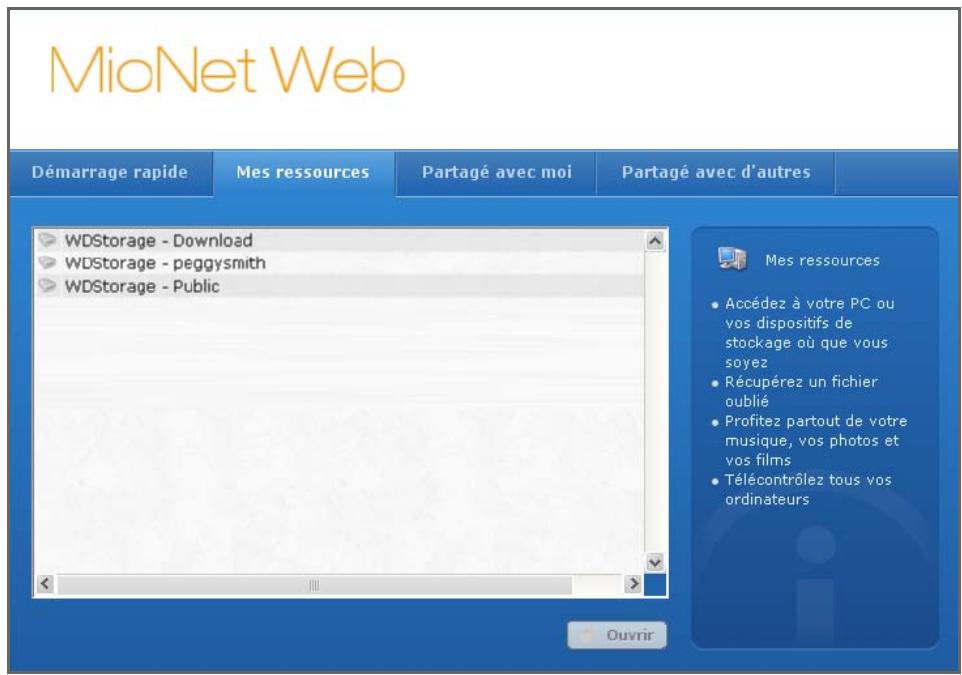 WESTERN DIGITAL WD SHARESPACE - Accès aux dossiers et aux fichiers WD sharepoint à distance - 2