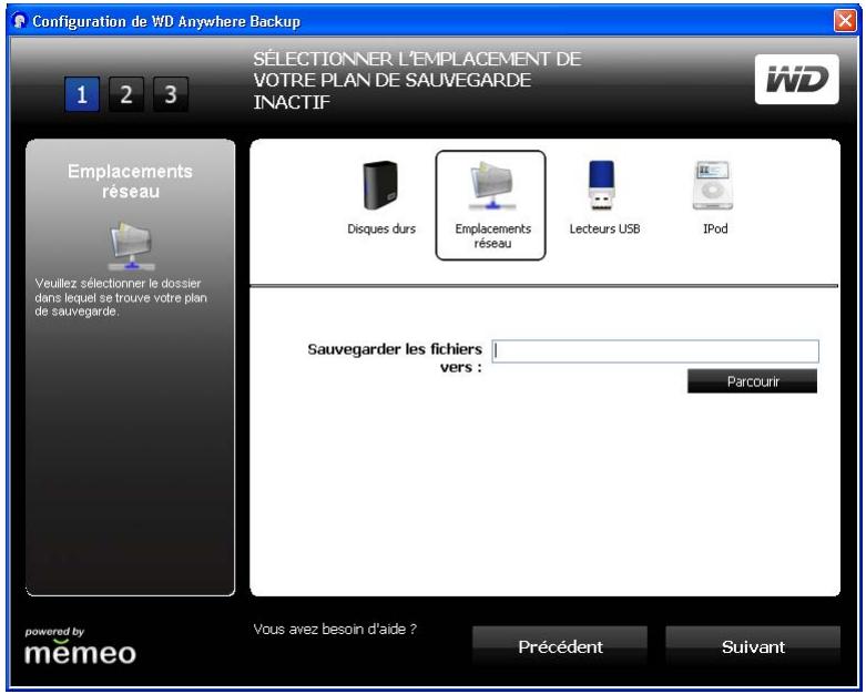 WESTERN DIGITAL WD SHARESPACE - Réactivation d'un plan de sauvegarde - 2