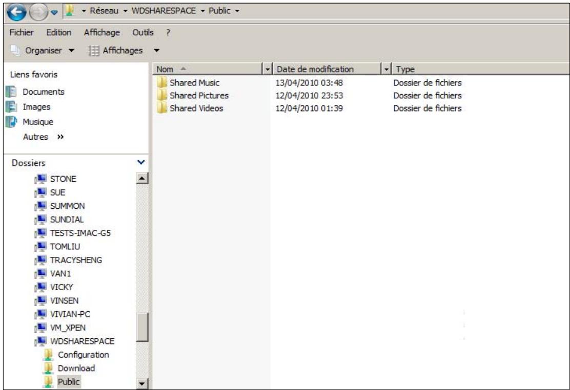 WESTERN DIGITAL WD SHARESPACE - Ouvrez l'explorateur internet. - 1