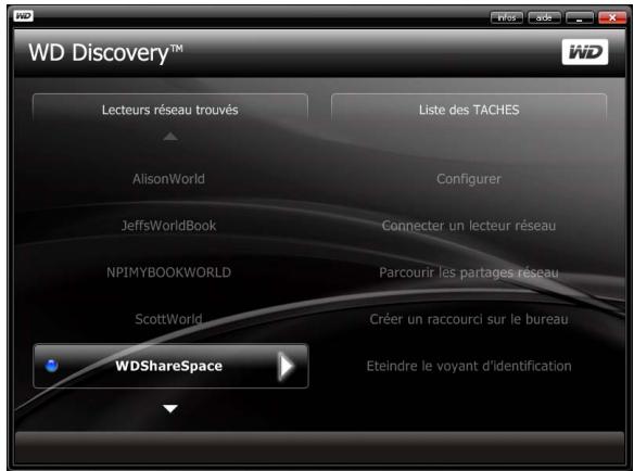 WESTERN DIGITAL WD SHARESPACE - Activation ou désactivation du voyant d'identification - 2