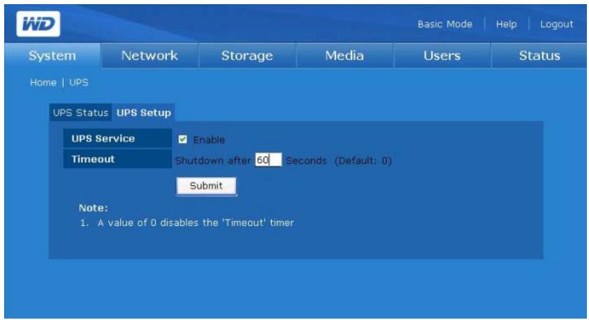 WESTERN DIGITAL WD SHARESPACE - Pour activer le service ondulateur : - 3