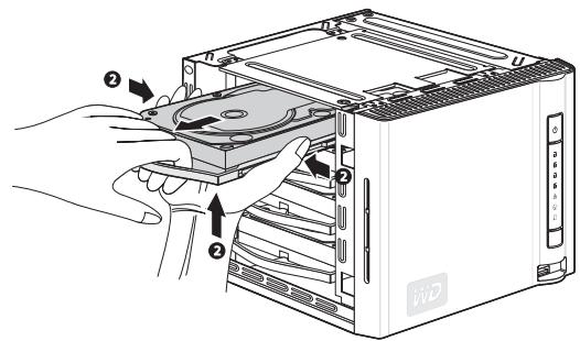 WESTERN DIGITAL WD SHARESPACE - Pour remplacer un disque interne : - 7