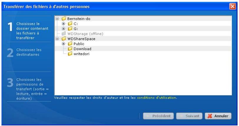 WESTERN DIGITAL WD SHARESPACE - Transfert de fichiers vers d'autres - 3