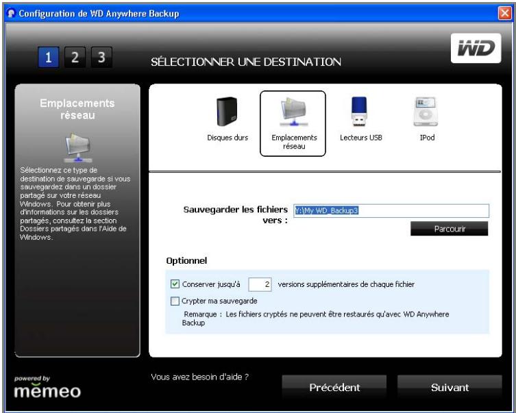 WESTERN DIGITAL WD SHARESPACE - Création d'un plan de sauvegarde personnalisé - 3