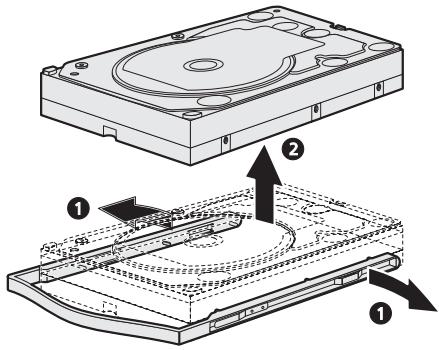 WESTERN DIGITAL WD SHARESPACE - Pour remplacer un disque interne : - 8