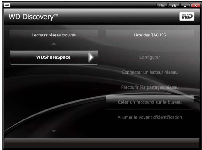 WESTERN DIGITAL WD SHARESPACE - Création d'un raccourci sur le bureau - 1