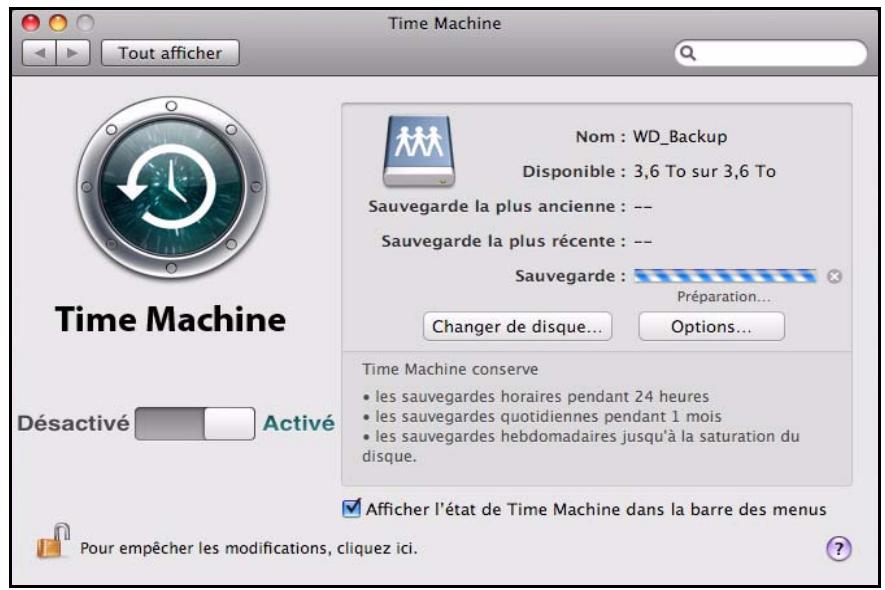 WESTERN DIGITAL WD SHARESPACE - Configuration de time machine - 6