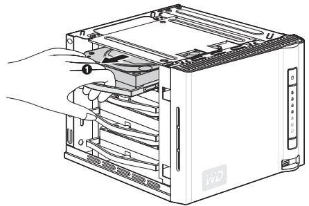 WESTERN DIGITAL WD SHARESPACE - Pour remplacer un disque interne : - 6