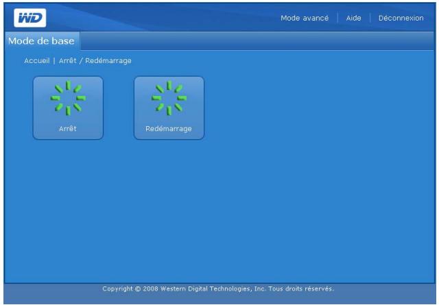 WESTERN DIGITAL WD SHARESPACE - Pour fermer WD sharespace : - 1