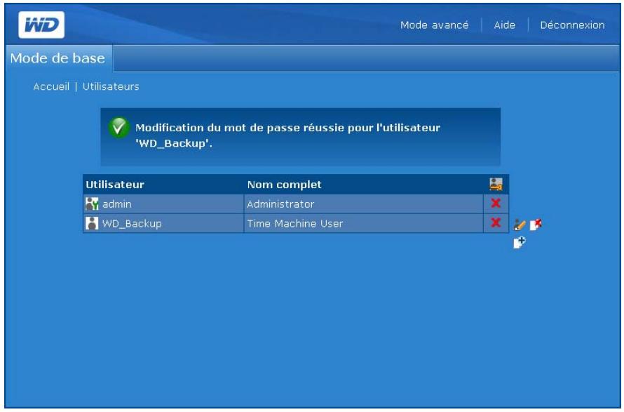 WESTERN DIGITAL WD SHARESPACE - Changement de mot de passe - 5