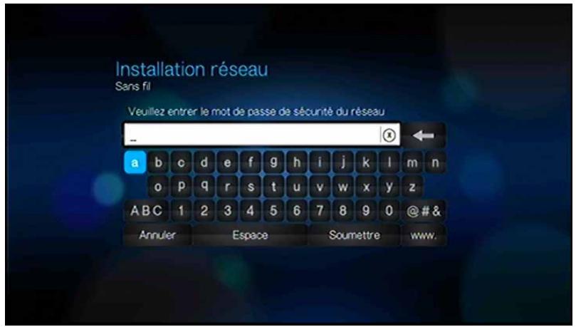 WESTERN DIGITAL WD TV LIVE MEDIA PLAYER - Installation de réseau sans fil - 9