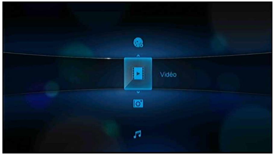WESTERN DIGITAL WD TV LIVE MEDIA PLAYER - Utilisation du menu de lecteur multimédia - 1