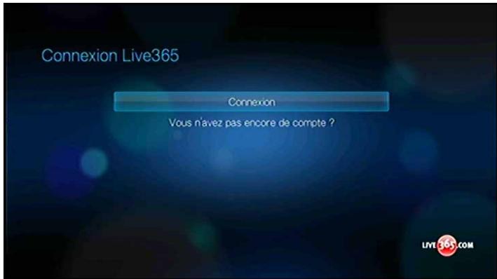 WESTERN DIGITAL WD TV LIVE MEDIA PLAYER - Connexion à LIVE365 (en option) - 2