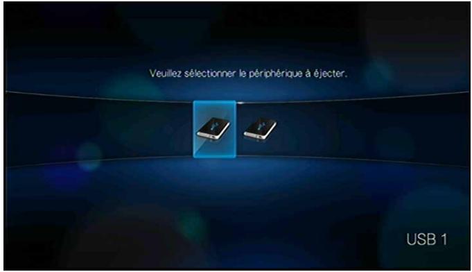 WESTERN DIGITAL WD TV LIVE MEDIA PLAYER - Déconnecter un périphérique USB - 1
