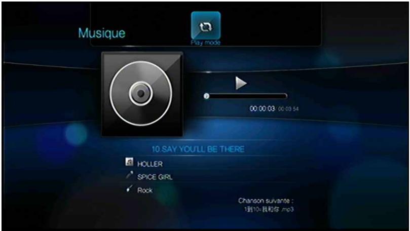 WESTERN DIGITAL WD TV LIVE MEDIA PLAYER - Options de lecture audio - 1