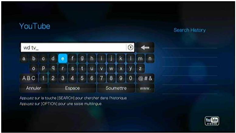WESTERN DIGITAL WD TV LIVE MEDIA PLAYER - Recherche de vidéos - 4