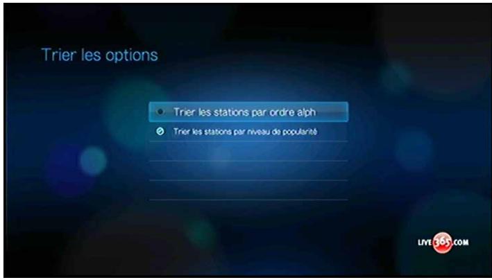 WESTERN DIGITAL WD TV LIVE MEDIA PLAYER - Préférences LIVE365 - 2