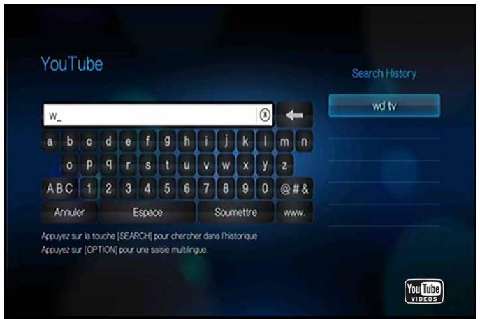 WESTERN DIGITAL WD TV LIVE MEDIA PLAYER - Recherche de vidéos - 6