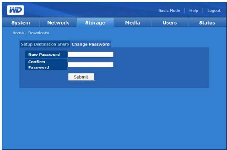 WESTERN DIGITAL WORLD EDITION - Pour définir le nom de partage de destination pour downloader : - 4