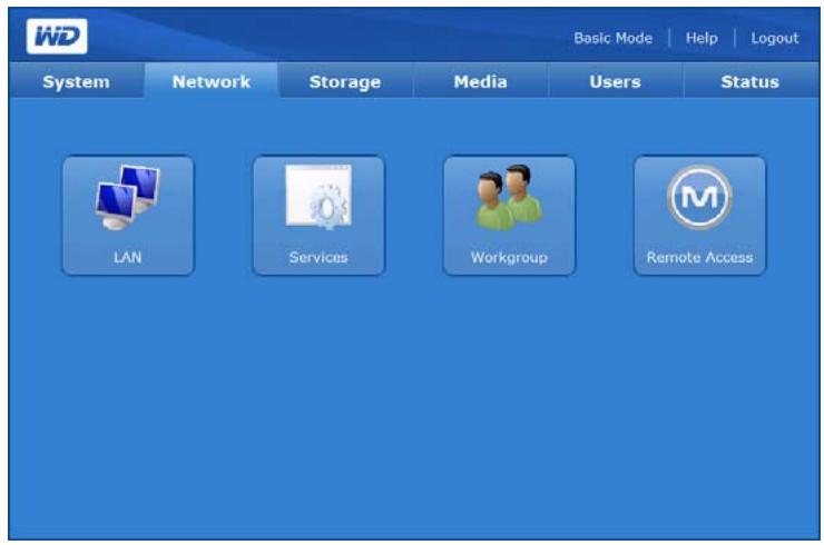 WESTERN DIGITAL WORLD EDITION - Onglet network (réseau) - 1