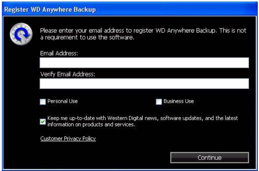 WESTERN DIGITAL WORLD EDITION - Sauvegarde automatique (bouton begin backup (lancer la sauvegarde)) - 3